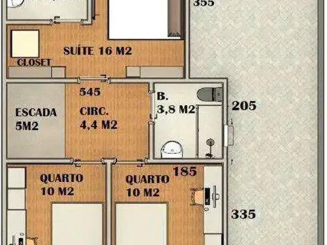 Casa / Sobrado em Condomínio para Venda em Curitiba/PR Cajuru 3 Quartos