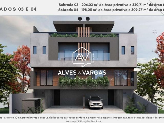 Casa / Sobrado em Condomínio para Venda em Curitiba/PR Ahú 3 Quartos