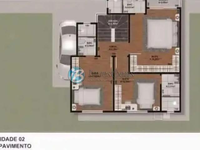Casa / Sobrado em Condomínio para Venda em Curitiba/PR Novo Mundo 3 Quartos