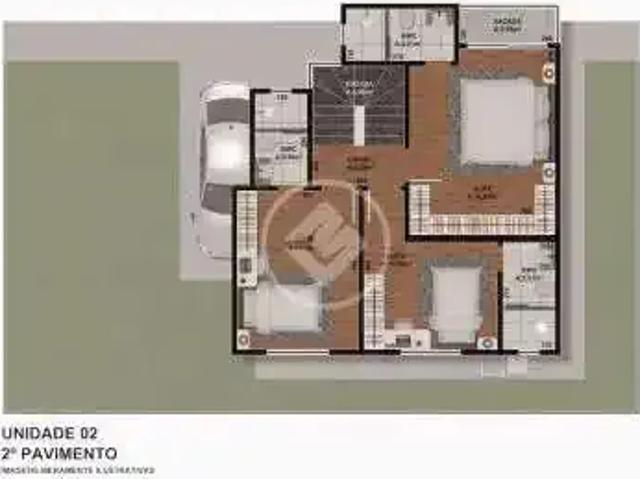 Casa / Sobrado em Condomínio para Venda em Curitiba/PR Novo Mundo 3 Quartos