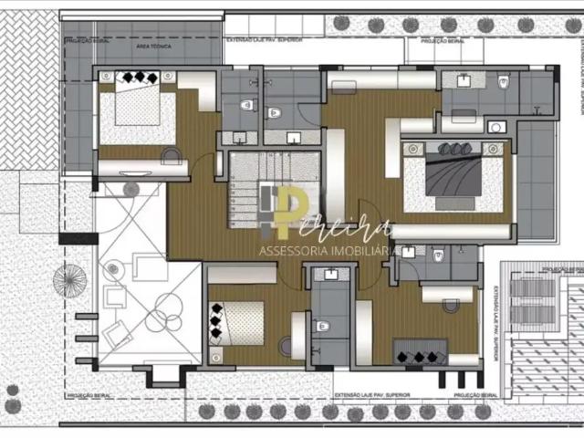 Casa / Sobrado em Condomínio para Venda em Curitiba/PR Santa Felicidade 4 Quartos