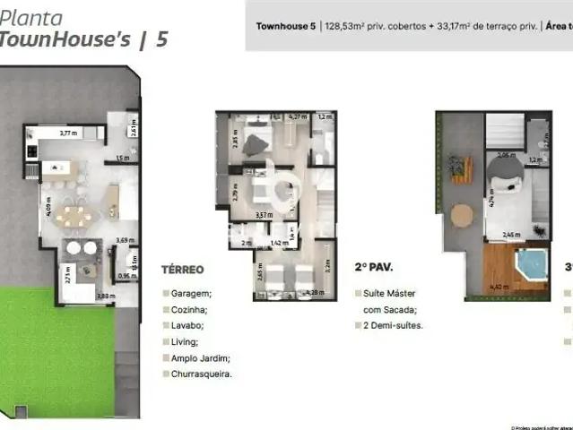 Casa / Sobrado em Condomínio para Venda em Curitiba/PR Pilarzinho 3 Quartos