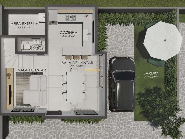 Casa / Sobrado em Condomínio para Venda em Curitiba/PR Xaxim 3 Quartos
