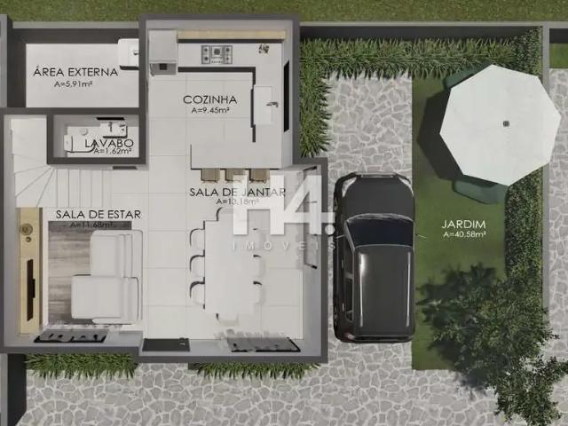 Casa / Sobrado em Condomínio para Venda em Curitiba/PR Xaxim 3 Quartos