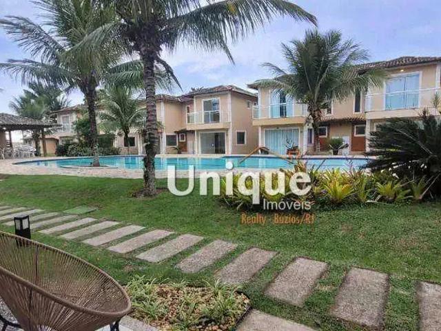 Casa / Sobrado em Condomínio para Venda em Cabo Frio/RJ Praia Rasa 3 Quartos