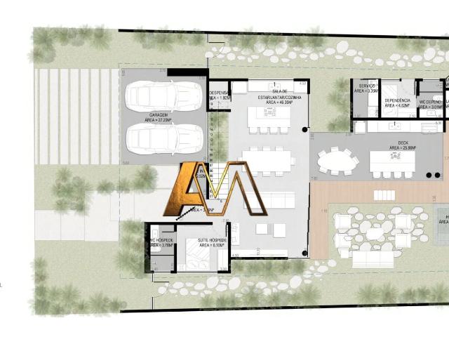 Casa / Sobrado em Condomínio para Venda em Camaçari/BA Alphaville Abrantes 4 Quartos