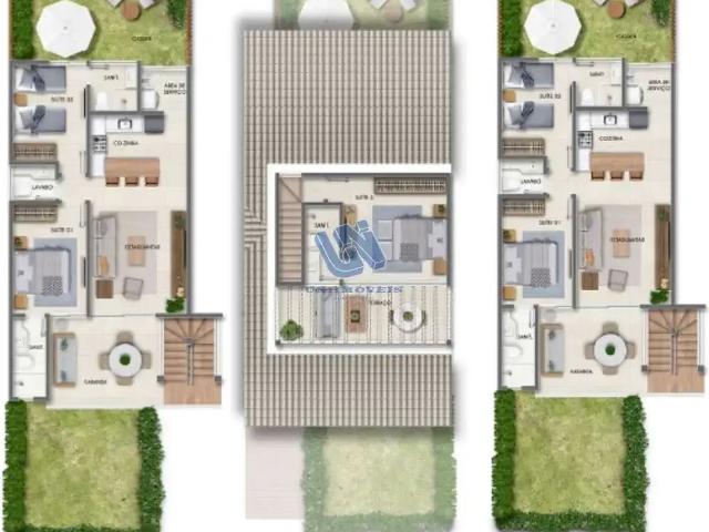 Casa / Sobrado em Condomínio para Venda em Camaçari/BA Itacimirim 2 Quartos