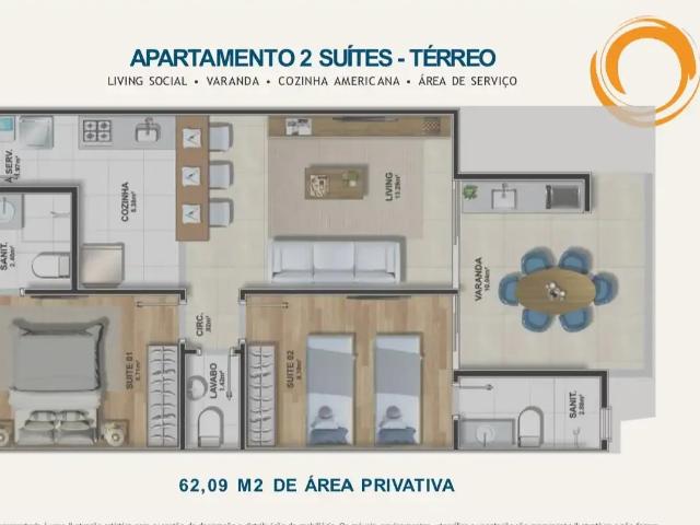 Casa / Sobrado em Condomínio para Venda em Camaçari/BA Itacimirim 2 Quartos