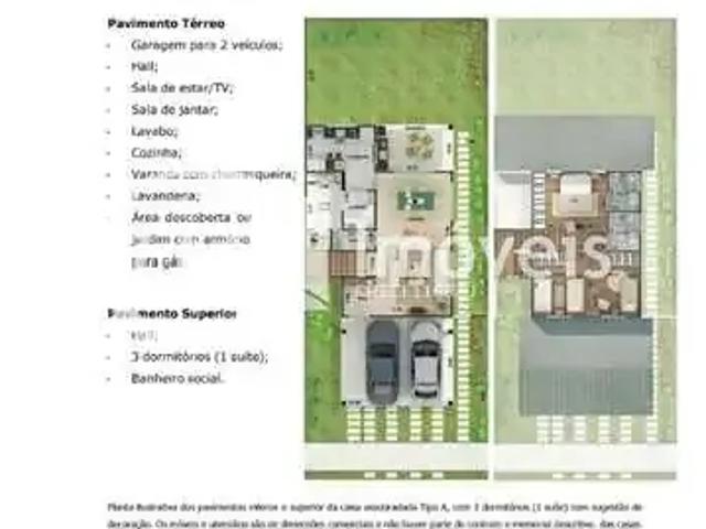 Casa / Sobrado em Condomínio para Venda em Campo Grande/MS Tiradentes 1 Quartos