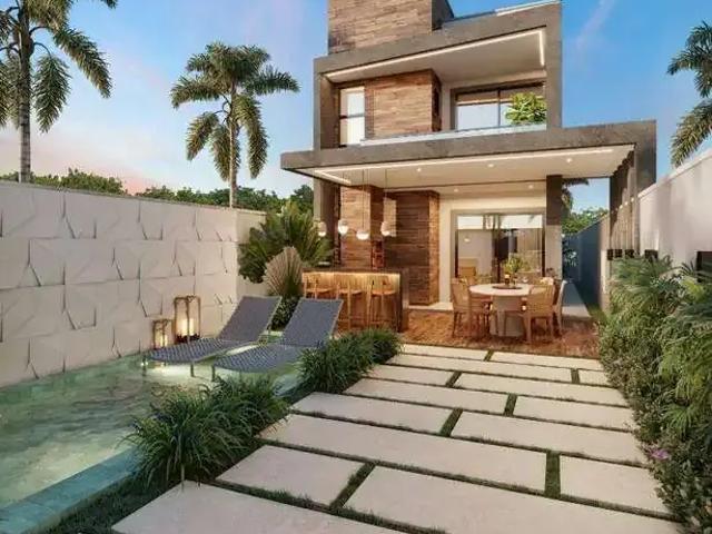 Casa / Sobrado em Condomínio para Venda em Eusébio/CE Encantada 3 Quartos