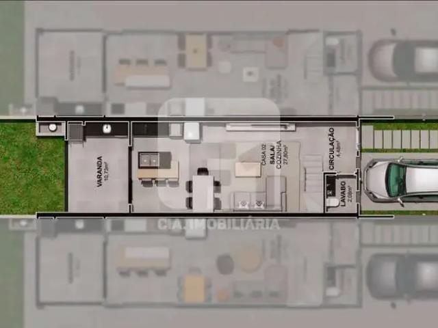 Casa / Sobrado em Condomínio para Venda em Florianópolis/SC Vargem do Bom Jesus 2 Quartos