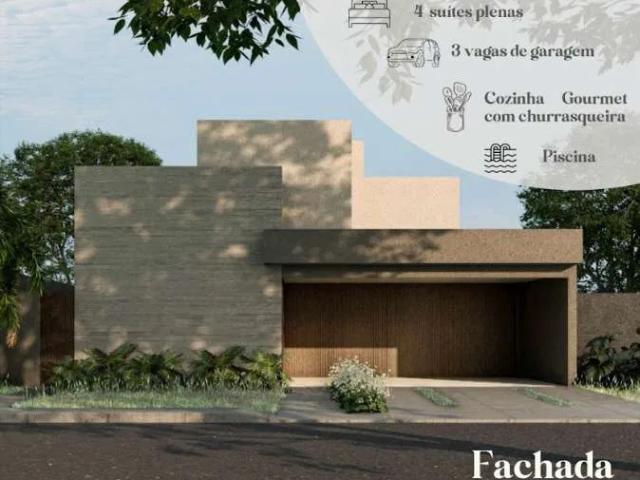 Casa / Sobrado em Condomínio para Venda em Goiânia/GO Jardins Atenas 4 Quartos