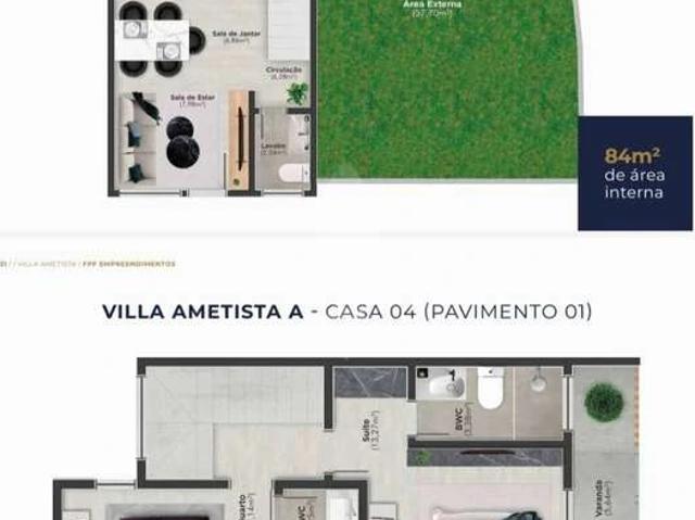 Casa / Sobrado em Condomínio para Venda em Imbituba/SC Centro 2 Quartos