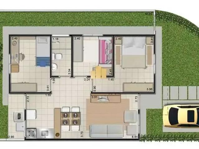 Casa / Sobrado em Condomínio para Venda em Juiz de Fora/MG São Pedro 3 Quartos