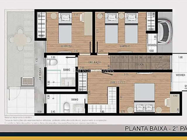 Casa / Sobrado em Condomínio para Venda em Juiz de Fora/MG Vivendas da Serra 3 Quartos