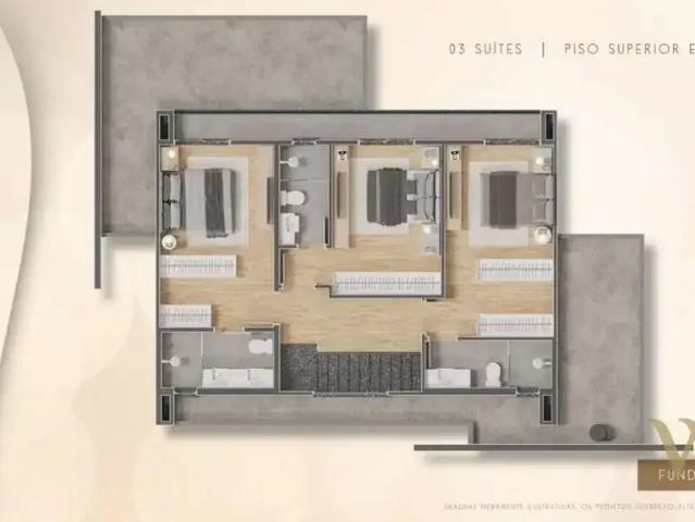 Casa / Sobrado em Condomínio para Venda em Joinville/SC Glória 3 Quartos