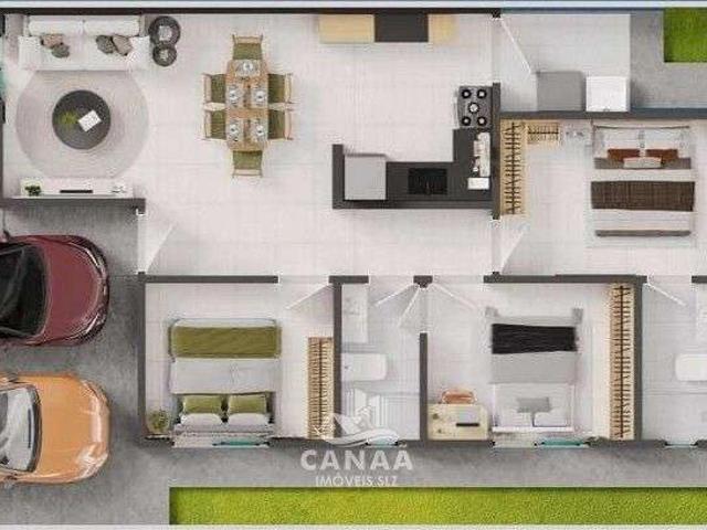 Casa / Sobrado em Condomínio para Venda em Paço do Lumiar/MA Maioba 3 Quartos