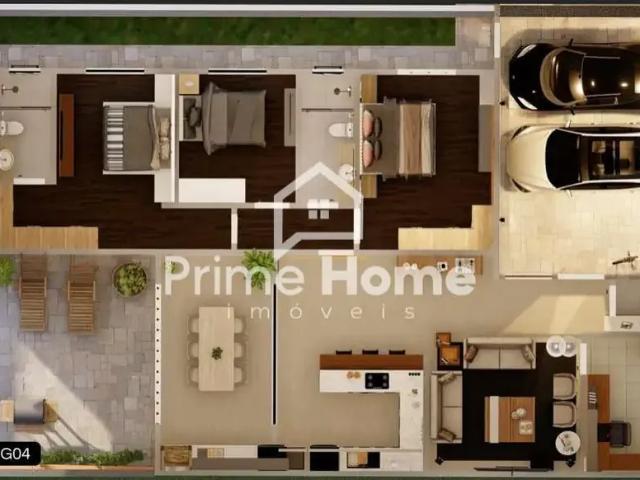 Casa / Sobrado em Condomínio para Venda em Paulínia/SP Boa Esperança 3 Quartos