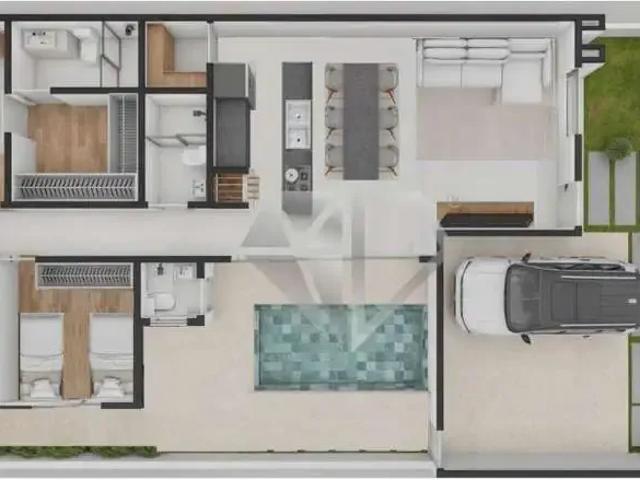 Casa / Sobrado em Condomínio para Venda em Piracicaba/SP Taquaral 3 Quartos