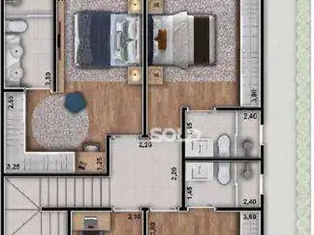 Casa / Sobrado em Condomínio para Venda em Ribeirão Preto/SP Real Sul 4 Quartos
