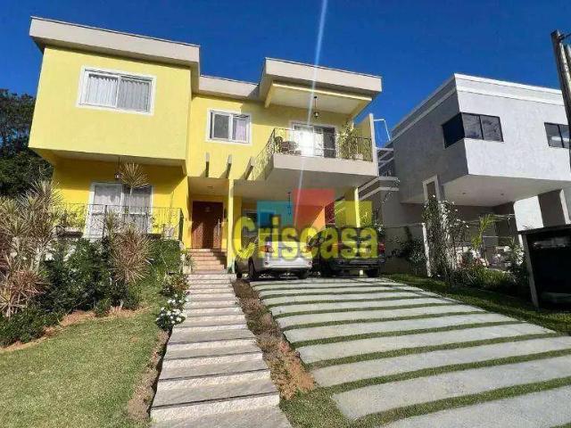 Casa / Sobrado em Condomínio para Venda em Rio das Ostras/RJ Alphaville 4 Quartos