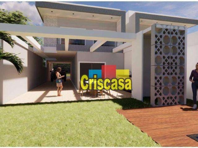Casa / Sobrado em Condomínio para Venda em Rio das Ostras/RJ Bosque Beira Rio 3 Quartos