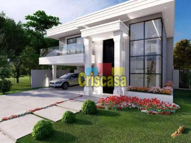 Casa / Sobrado em Condomínio para Venda em Rio das Ostras/RJ Extensão do Bosque 4 Quartos