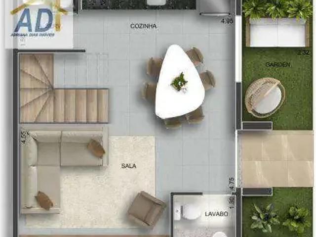 Casa / Sobrado em Condomínio para Venda em Rio de Janeiro/RJ Vargem Pequena 2 Quartos