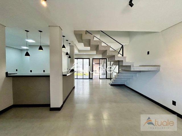 Casa / Sobrado em Condomínio para Venda em Sumaré/SP Residencial Real Parque Sumaré 3 Quartos