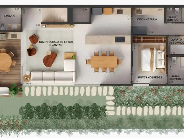 Casa / Sobrado em Condomínio para Venda em São Miguel dos Milagres/AL Praia do toque 4 Quartos