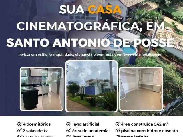 Casa / Sobrado em Condomínio para Venda em Santo Antônio de Posse/SP Centro 4 Quartos