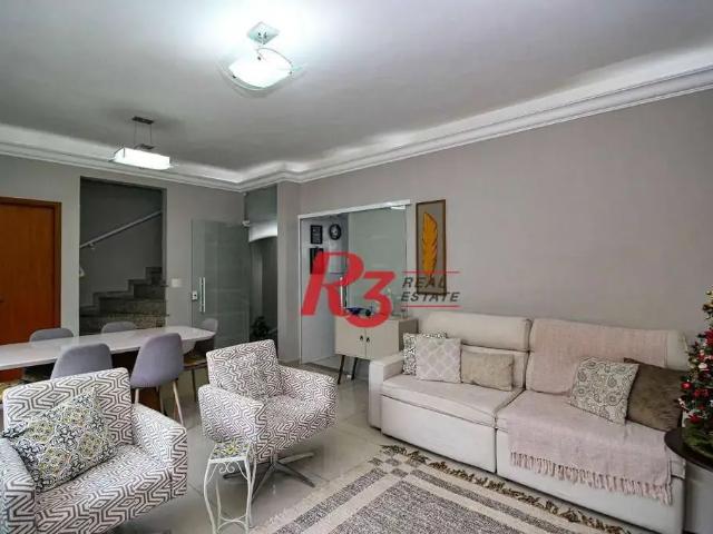Casa / Sobrado em Condomínio para Venda em Santos/SP Gonzaga 3 Quartos