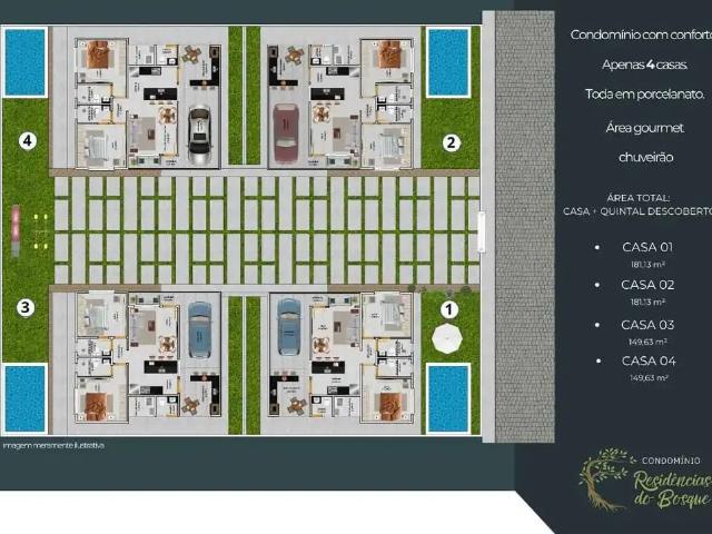 Casa / Sobrado em Condomínio para Venda em Saquarema/RJ Leigos 2 Quartos