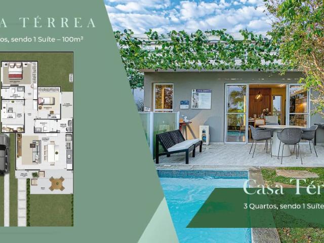 Casa / Sobrado em Condomínio para Venda em Senador Canedo/GO Jardins Berlim 3 Quartos