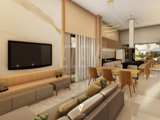 Casa / Sobrado em Condomínio para Venda em Senador Canedo/GO Terras Alpha Residencial 1 3 Quartos