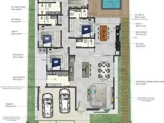 Casa / Sobrado em Condomínio para Venda em Serra/ES Alphaville Jacuhy 4 Quartos