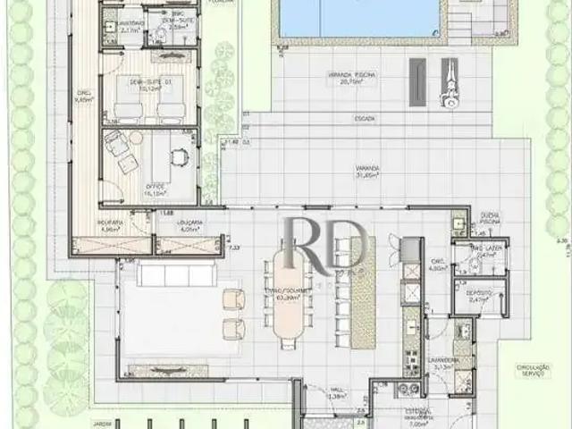 Casa / Sobrado em Condomínio para Venda em Sertanópolis/PR Ecovillas do Lago 4 Quartos