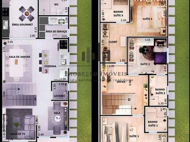 Casa / Sobrado em Condomínio para Venda em Vinhedo/SP Cachoeira 3 Quartos