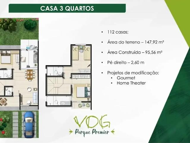 Casa / Sobrado em Condomínio para Venda em Vitória da Conquista/BA Primavera 4 Quartos