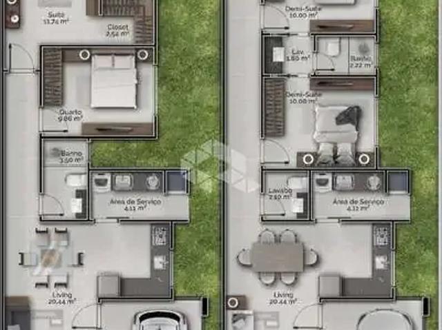 Casa / Sobrado para Venda em Tijucas/SC Areias 2 Quartos