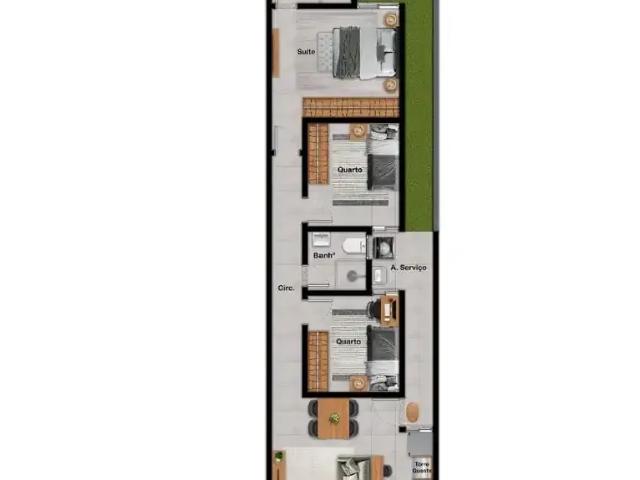 Casa / Sobrado para Venda em Volta Redonda/RJ Roma 3 Quartos