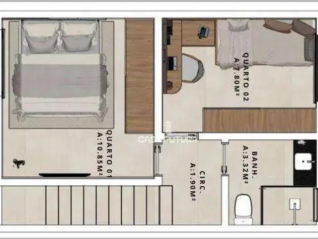 Casa / Sobrado para Venda em Barra Mansa/RJ Nova Esperança 2 Quartos