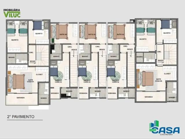 Casa / Sobrado para Venda em Belo Horizonte/MG Itapoã 3 Quartos