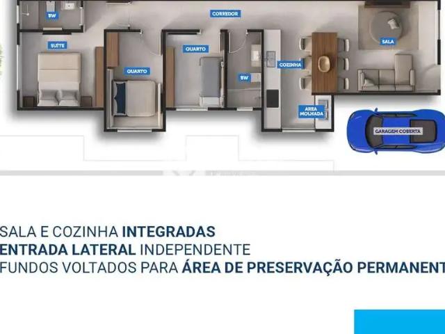 Casa / Sobrado para Venda em Biguaçu/SC Alto Biguaçu 3 Quartos