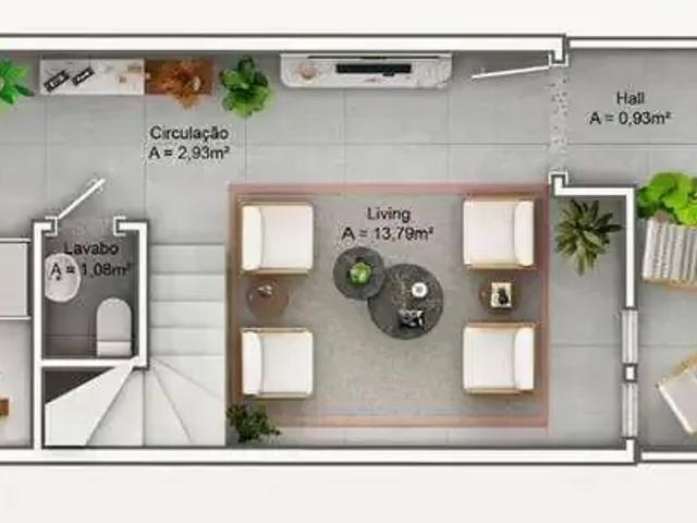 Casa / Sobrado para Venda em Blumenau/SC Centro 2 Quartos