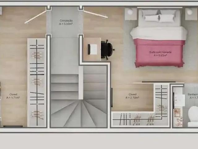 Casa / Sobrado para Venda em Blumenau/SC Centro 2 Quartos