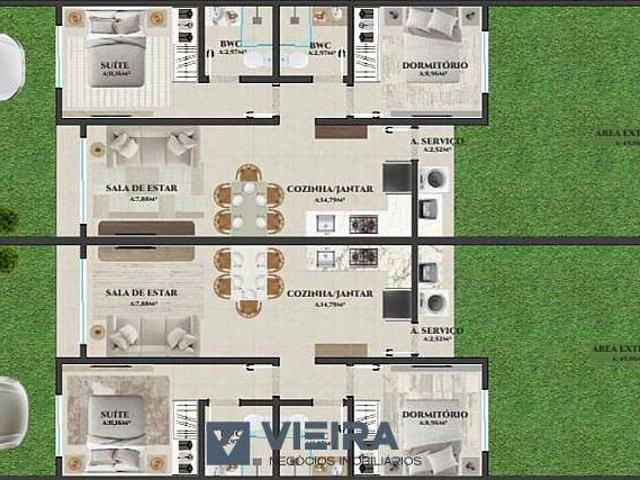 Casa / Sobrado para Venda em Camboriú/SC Rio Pequeno 2 Quartos