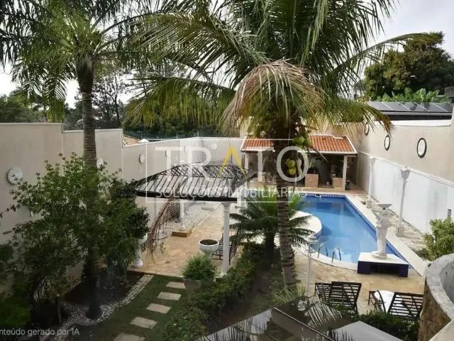 Casa / Sobrado para Venda em Campinas/SP Parque Taquaral 4 Quartos