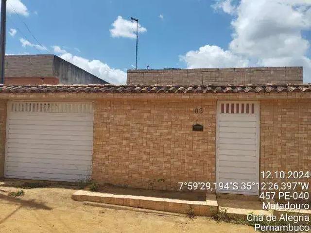 Casa / Sobrado para Venda em Chã de Alegria/PE Centro 2 Quartos