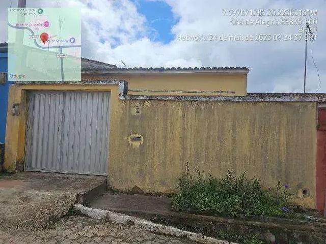 Casa / Sobrado para Venda em Chã de Alegria/PE Centro 3 Quartos